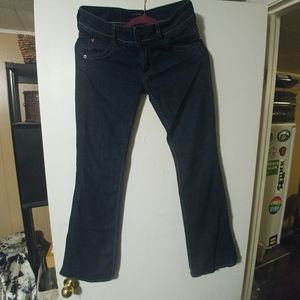 Dark denim jeans